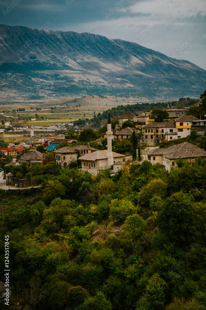 Obraz premium Miasteczka w Albanii