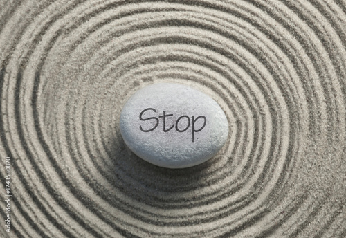 Zen stone stop concept