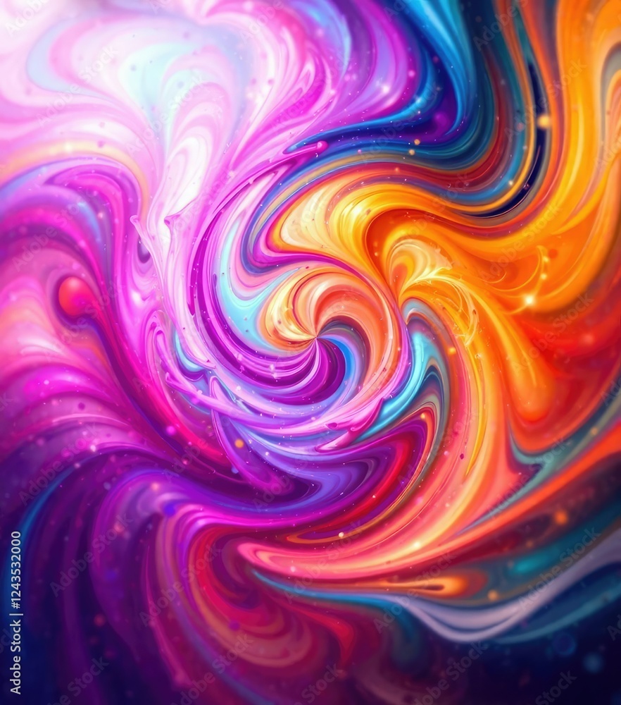 Vibrant hues blend and merge in a swirling pattern of energy , dynamic movement, vibrant colors Vibrant hues blend and merge in a swirling pattern of energy , dynamic movement, vibrant colors
