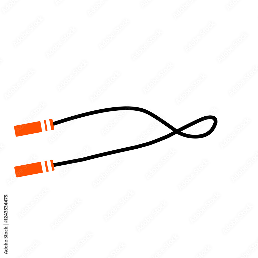 Skipping jump rope vector Skipping jump rope vector