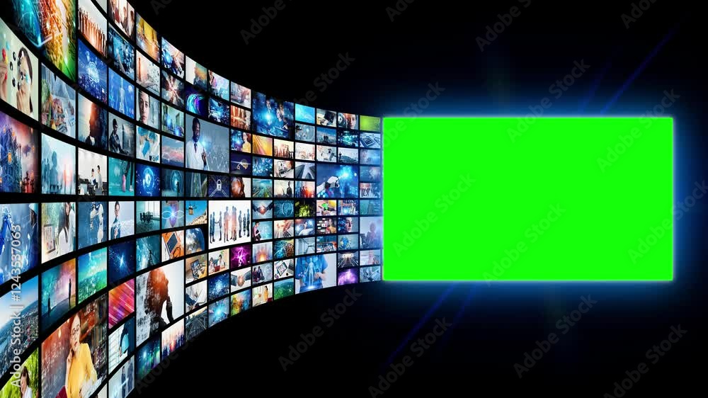 footage, image, video, content, work, museum, screen, art, chromakey ...