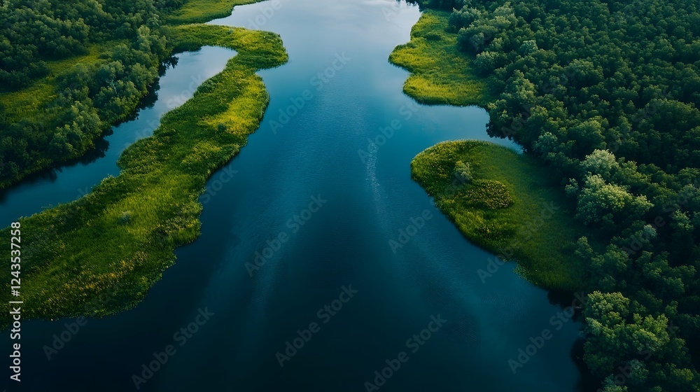 Stunning aerial top down view of a picturesque countryside landscape with patchworked farmland rolling hills and lush greenery The scene offers a serene minimalist Stunning aerial top down view of a picturesque countryside landscape with patchworked farmland rolling hills and lush greenery The scene offers a serene minimalist