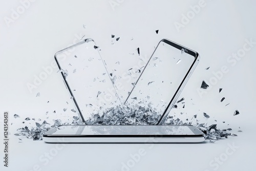 Shattered Smartphone Screen: Demonstrating Protective Technology