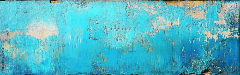 Vivid teal concrete texture with intricate details highlighting age and character Vivid teal concrete texture with intricate details highlighting age and character