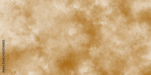 Old parchment paper of brown grunge texture, Grunge and smooth paper texture of brown surface, light brown grunge velvety texture with brown color and grainy stains.