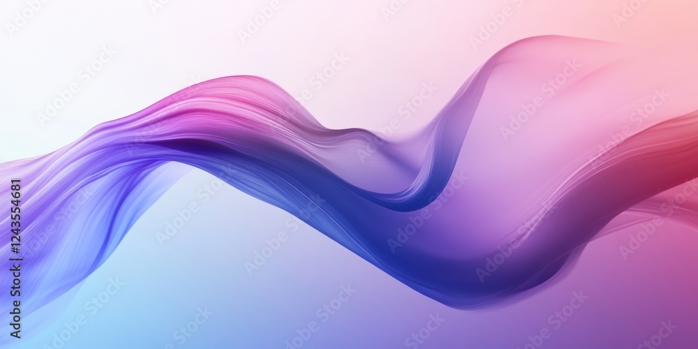Abstract Purple and Blue Flowing Wave Design Abstract Purple and Blue Flowing Wave Design