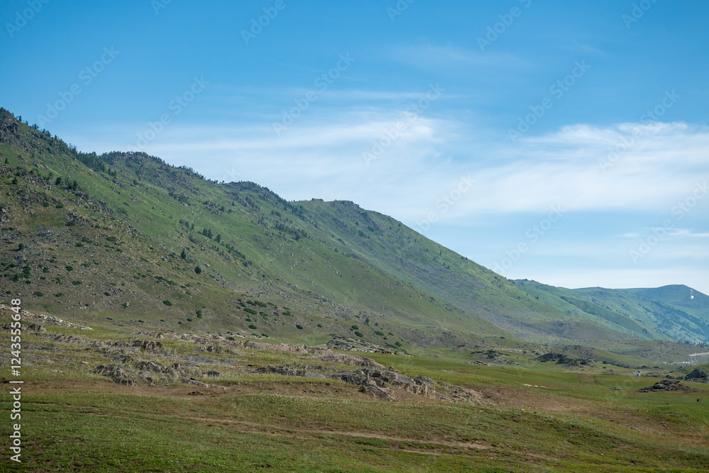 Fototapeta premium Kanas Scenic Area, Xinjiang Uygur Autonomous Region, China