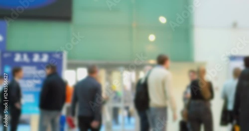 Wallpaper Mural Abstract background with crowd of people. Torontodigital.ca