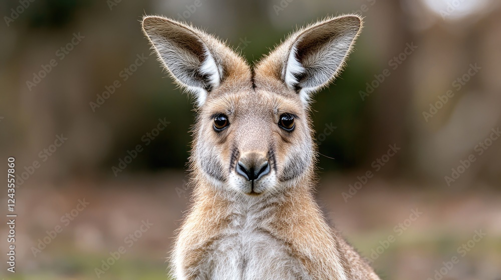 Red Kangaroo Portrait, Australian Outback, Wildlife Red Kangaroo Portrait, Australian Outback, Wildlife