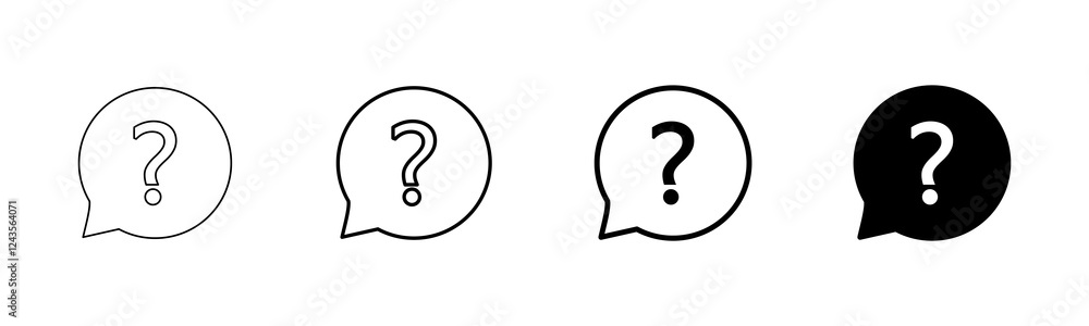 Question Icon vector isolated on white background. Question mark sign. help icon. Faq Question Icon vector isolated on white background. Question mark sign. help icon. Faq