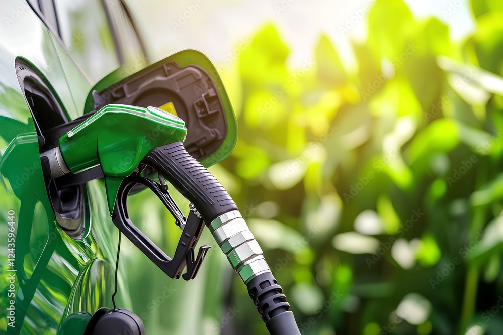 Illustrating the concept of electrofuels or e-fuels, environmentally friendly fuels derived from renewable sources