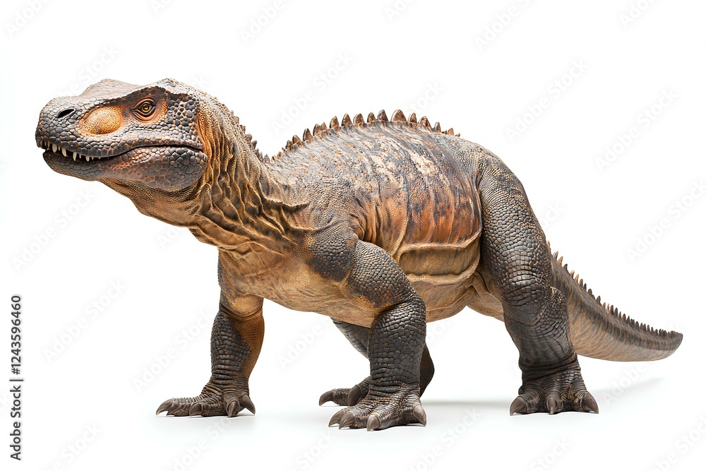 Obraz premium Iguanodon isolated on white background 