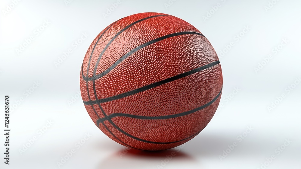 Fototapeta premium basketball isolated on transparent background