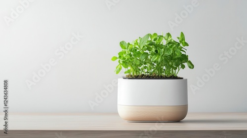 Wallpaper Mural Smart indoor plant monitoring system, blending technology with sustainable gardening Torontodigital.ca