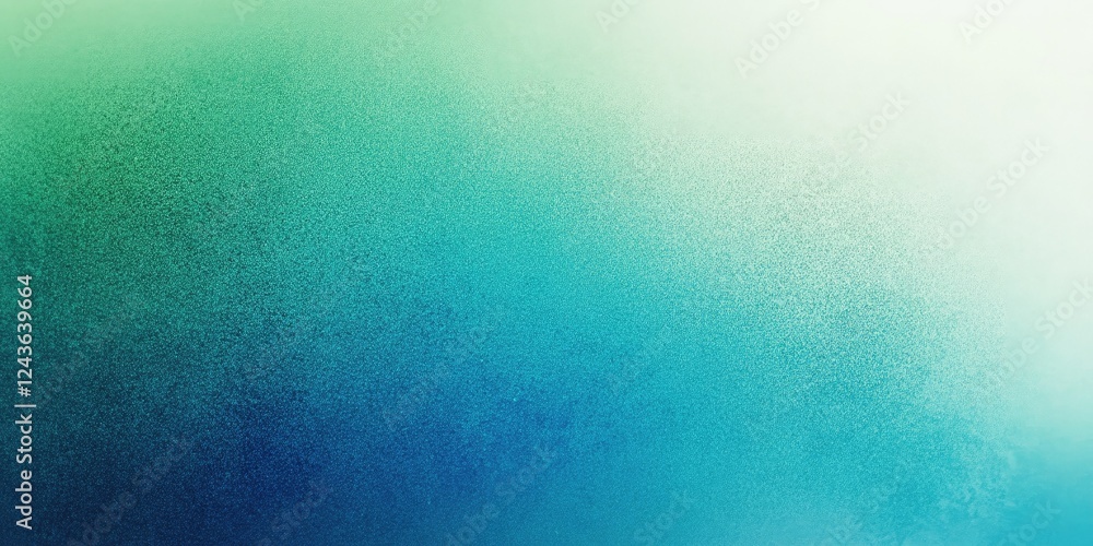 Blurred, grainy texture on an abstract blue and green gradient background. A light color scheme creates a bright and highly detailed look suitable for various graphic designs. Blurred, grainy texture on an abstract blue and green gradient background. A light color scheme creates a bright and highly detailed look suitable for various graphic designs.