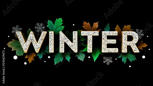 A stylized image featuring the word 