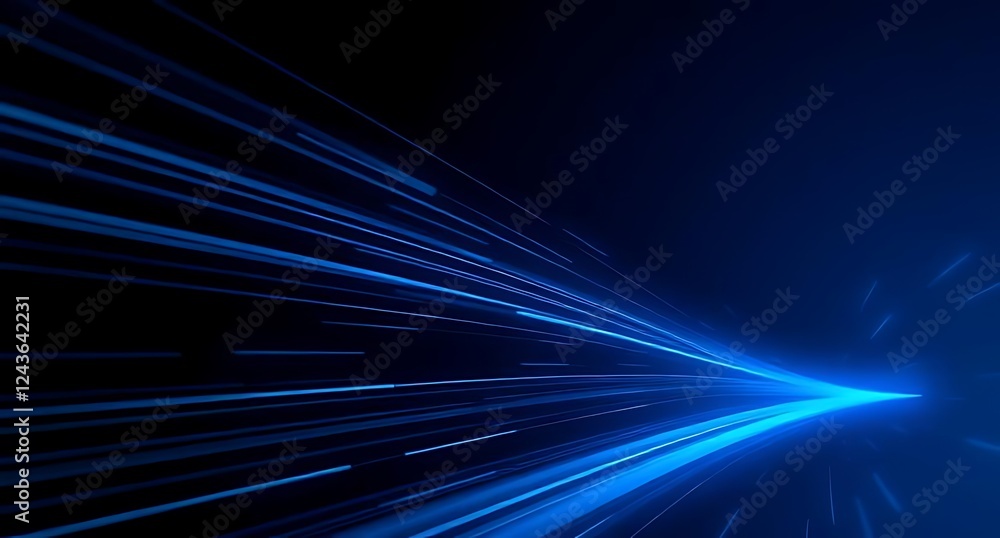 abstract blue background with rays