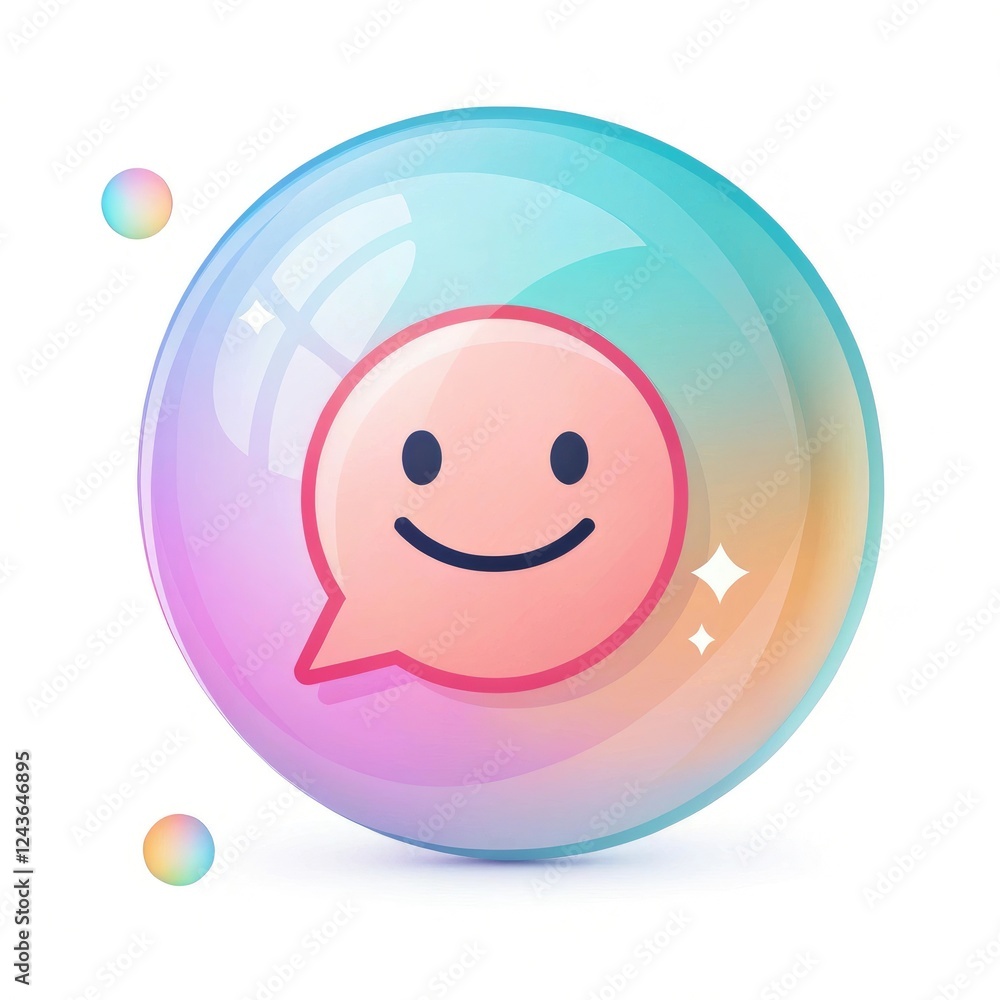 Fototapeta premium chat bubble icon
