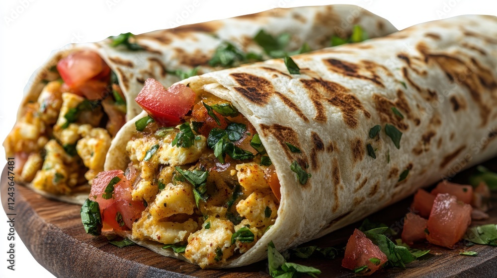 breakfast burrito isolated on transparent background breakfast burrito isolated on transparent background