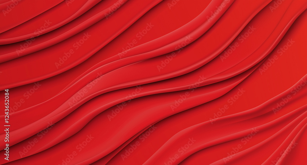 Vibrant Red Drapery Texture for Design Backgrounds Vibrant Red Drapery Texture for Design Backgrounds