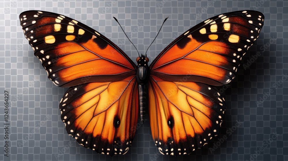 Fototapeta premium butterfly isolated on transparent background