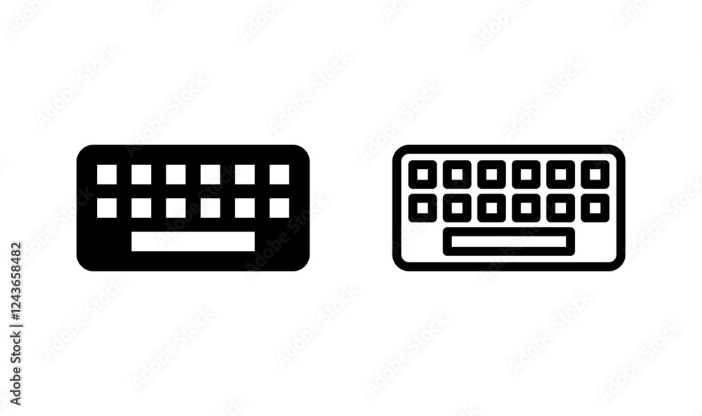Keyboard icon logo design. keyboard sign and symbol Keyboard icon logo design. keyboard sign and symbol