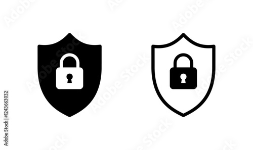 Security icon logo design. protection icon. privacy. vpn