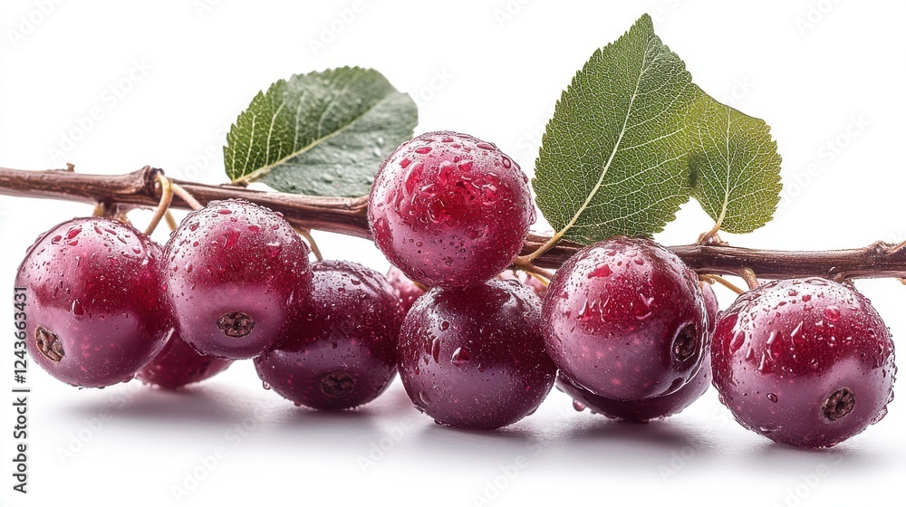 Obraz premium chokecherry isolated on transparent background