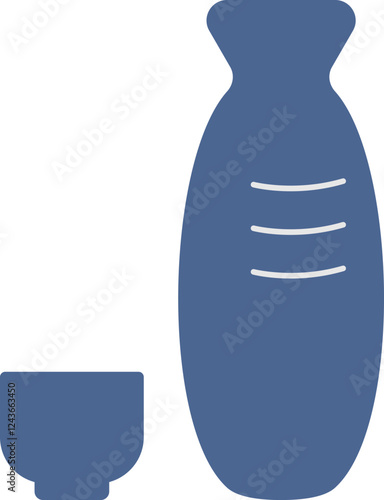 徳利とおちょこのイラスト