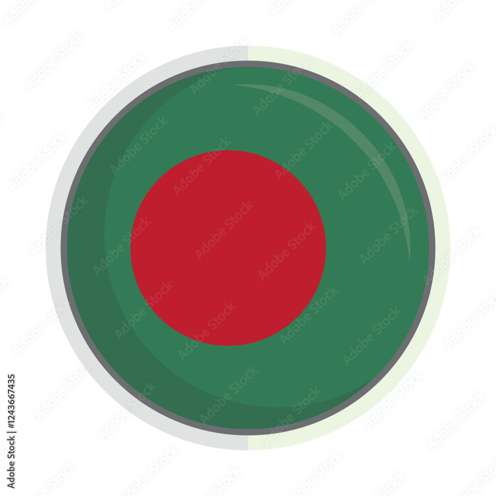 Bangladesh national flag Shield Badge Bangladesh national flag Shield Badge