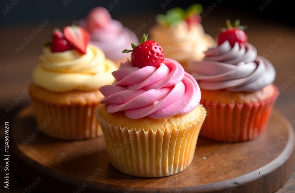 cupcakes with cream cupcakes with cream