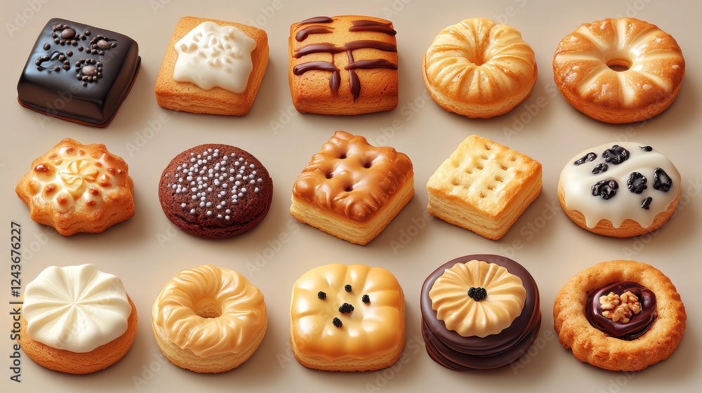 cookies isolated on transparent background cookies isolated on transparent background