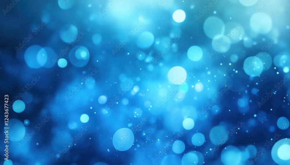 Abstract Blue Bokeh Lights Background Abstract Blue Bokeh Lights Background