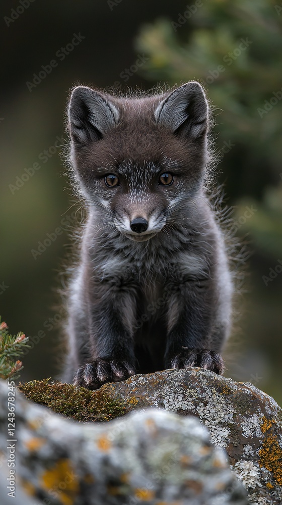 HD Phone Wallpaper Adorable Arctic Fox Kit Standing on Rock Wild Nature Wildlife Photography HD Phone Wallpaper Adorable Arctic Fox Kit Standing on Rock Wild Nature Wildlife Photography