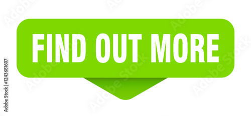 find out more sticker. find out more sign on transparent background