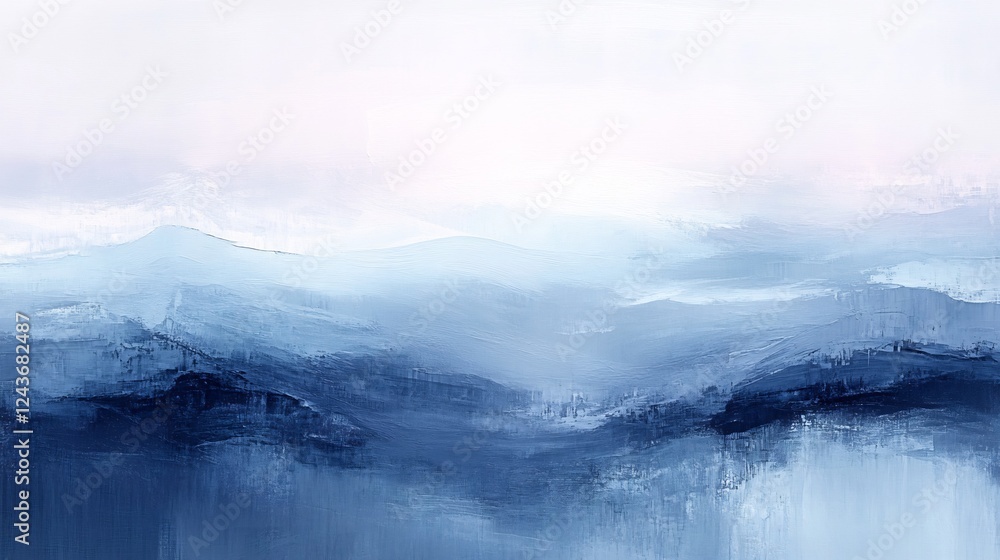 Layered abstract with textured strokes in pale blues and soft lavenders representing the quiet strength and trust that underpins lasting love no people Layered abstract with textured strokes in pale blues and soft lavenders representing the quiet strength and trust that underpins lasting love no people
