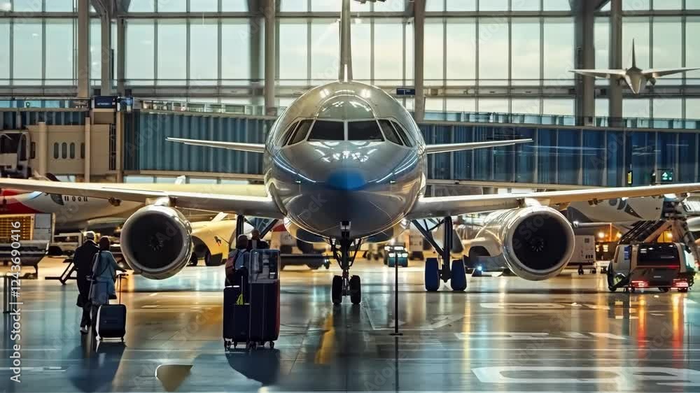 Aircraft maintenance in modern hangar aviation engineering and safety operations Aircraft maintenance in modern hangar aviation engineering and safety operations