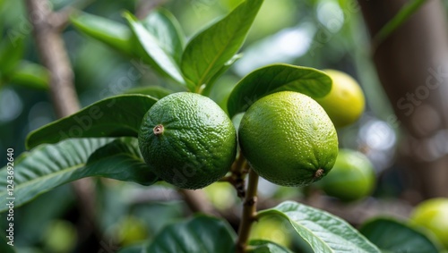Wallpaper Mural Vibrant Calamansi and Tropical Lime Fruits Growing Lushly on a Tree in a Garden Setting Torontodigital.ca