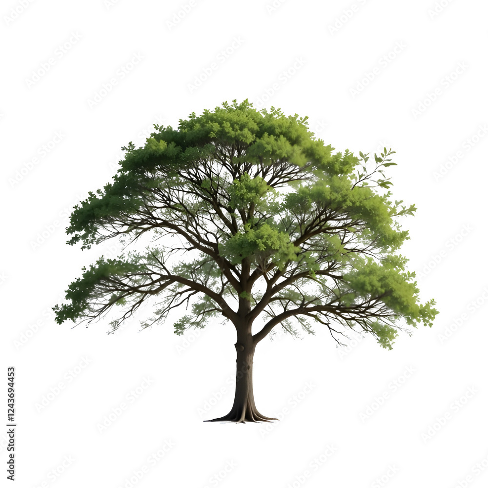 Fototapeta premium Resilient Tree Silhouette