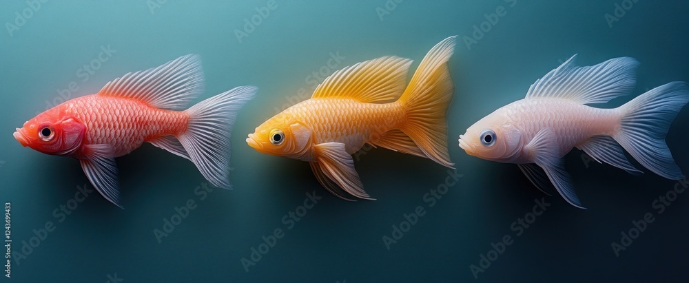 Religious Greeting Card for Confirmation, Communion and Baptism with Fish Symbols in Soft Pastel Colors and Serene Ambiance Religious Greeting Card for Confirmation, Communion and Baptism with Fish Symbols in Soft Pastel Colors and Serene Ambiance