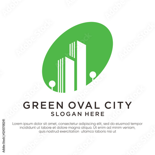 Green city logo simplify