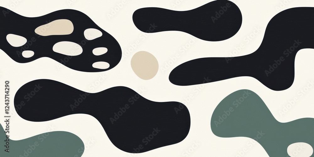 Abstract Camouflage Pattern Design Featuring Fluid Shapes In Earthy Tones, Modern Artistic Approach Abstract Camouflage Pattern Design Featuring Fluid Shapes In Earthy Tones, Modern Artistic Approach