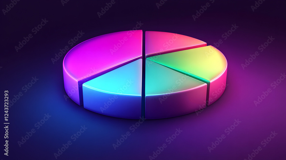 3D vector pie chart infographic template, semicircle form, divided into nine parts, smooth glowing texture, highly vibrant colors ranging from deep purple to neon green, modern and clean design, high
3D vector pie chart infographic template, semicircle form, divided into nine parts, smooth glowing texture, highly vibrant colors ranging from deep purple to neon green, modern and clean design, high