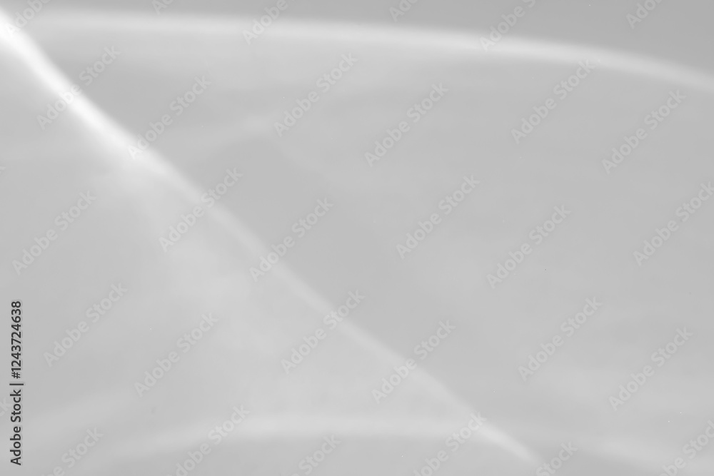 Fototapeta premium Abstract shadow drop on white wall background overlay mockup effect