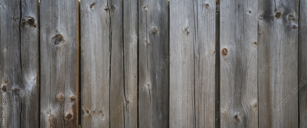 Weathered wooden fence texture with natural grain and knots ideal for rustic design backgrounds or outdoor project inspiration. Weathered wooden fence texture with natural grain and knots ideal for rustic design backgrounds or outdoor project inspiration.