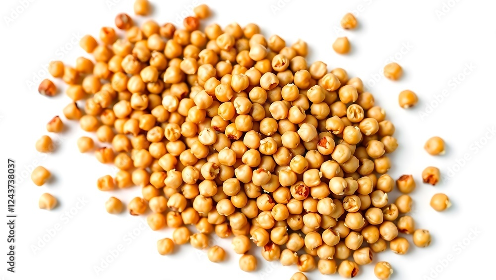 Seeds of millet scattered on a surface ready for planting or cooking Seeds of millet scattered on a surface ready for planting or cooking