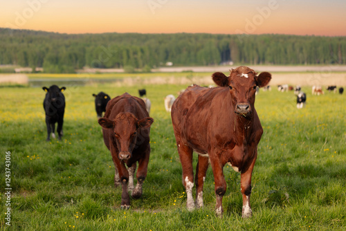 Cows in the field