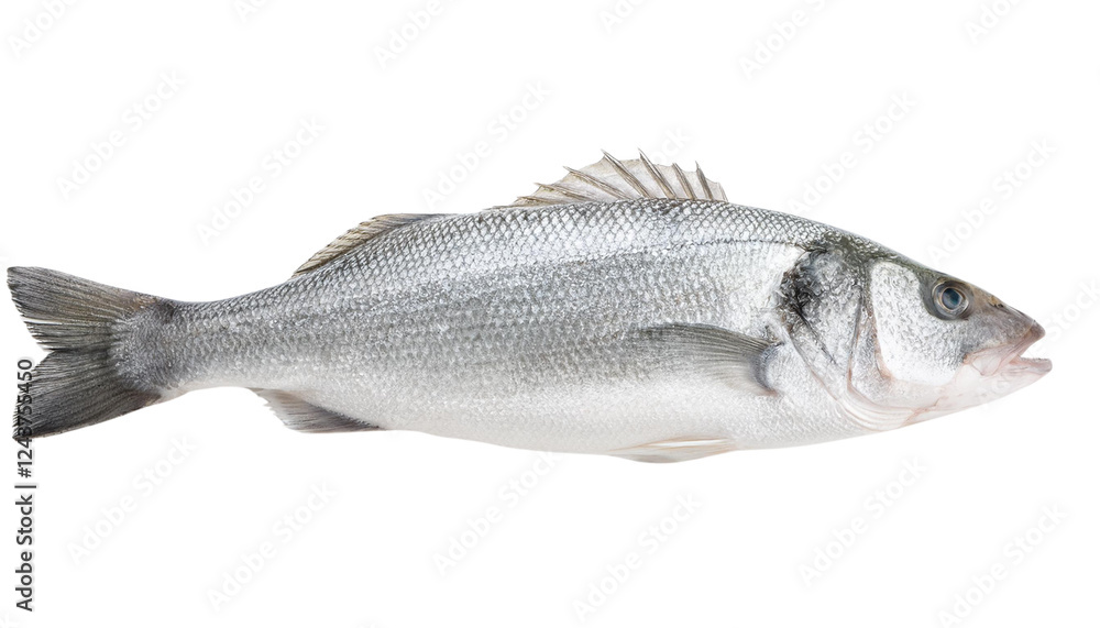 Whole fish, white isolate background Whole fish, white isolate background