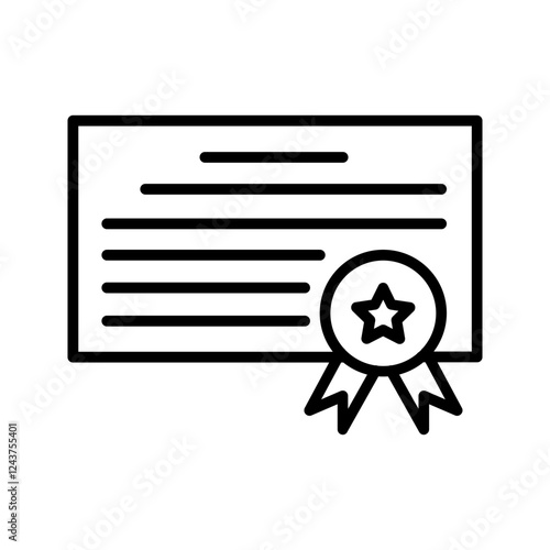 Diploma Icon Design