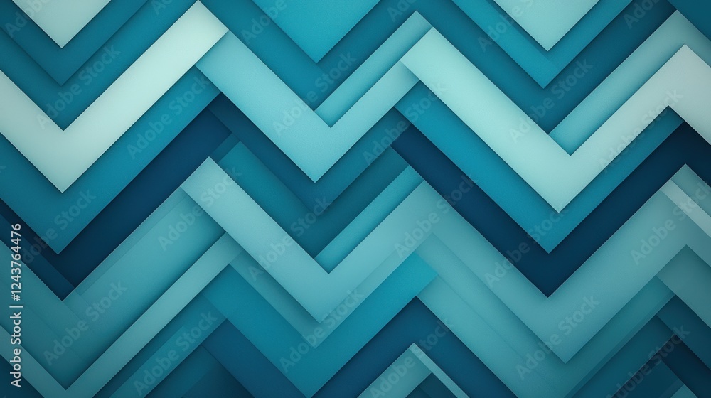 Abstract Teal Chevron Pattern: A Modern Geometric Design Abstract Teal Chevron Pattern: A Modern Geometric Design